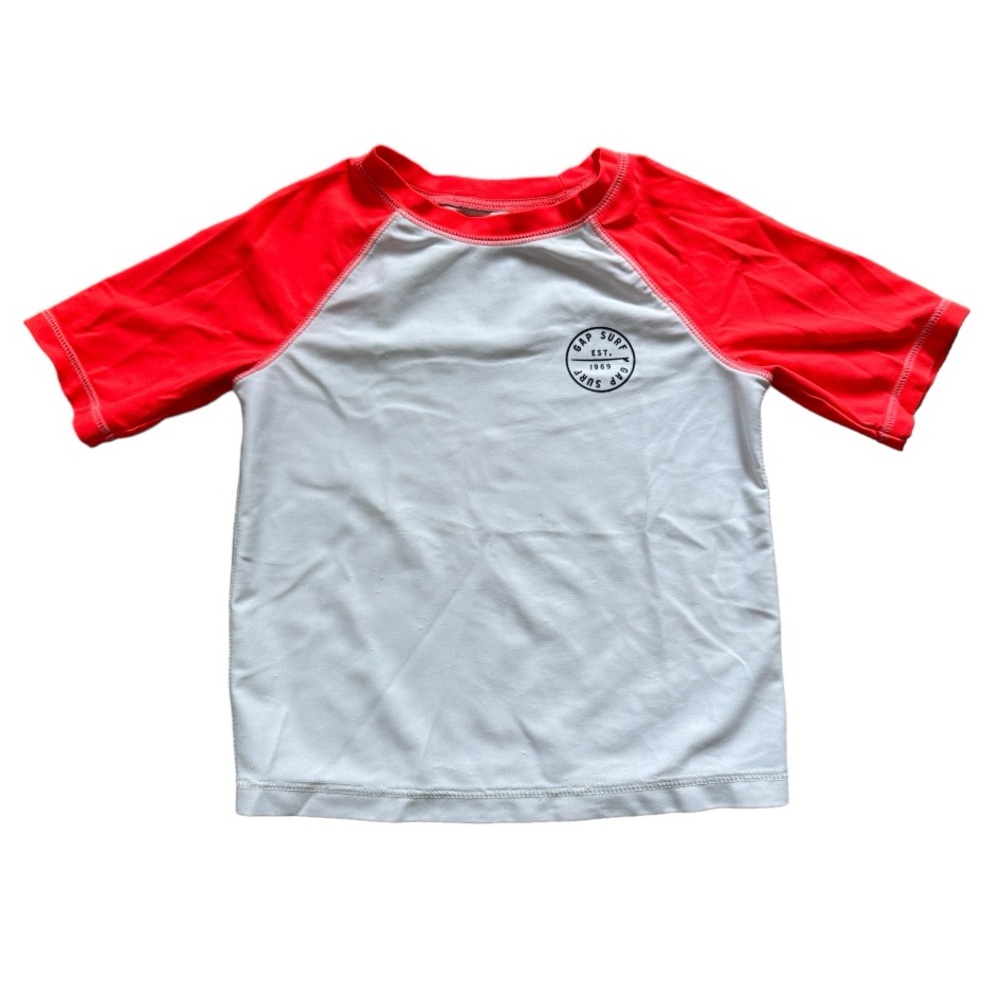 Baby GAP Rash Guard, Short Sleeve Colorblock (Size 3 years toddler)